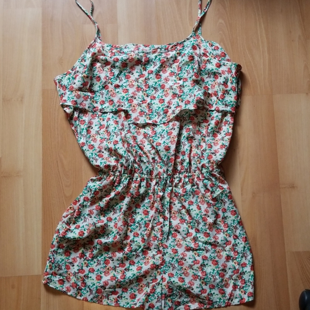 PAPAYA. Spaghetti strap Romper